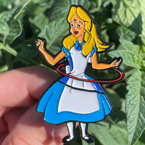 Hooping Alice Pin Hooping Alice Pin