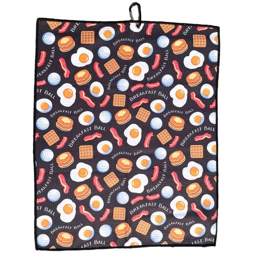 Breakfast Ball Golf Towel Breakfast Ball Golf Towel