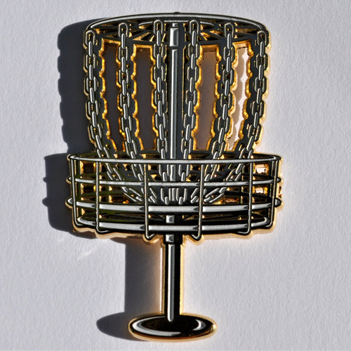 Gold Disc Golf Basket Pin Gold Disc Golf Basket Pin