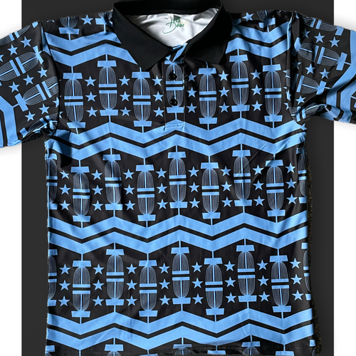 Black&Blue Disc Golf Polo Black&Blue Disc Golf Polo