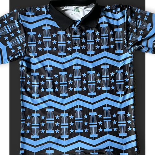 Black&Blue Disc Golf Polo