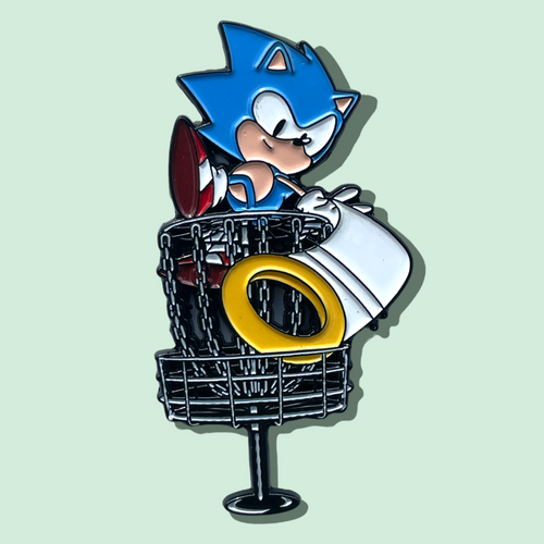 Sonic Disc Golf Pin