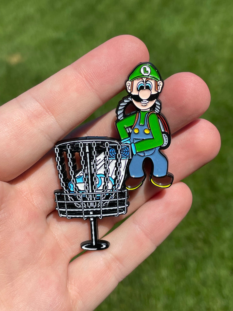 Luigi disc golf pin (Iamsnow)