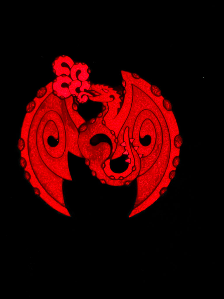 "Dragon" Pin (Biorhythmic Art)