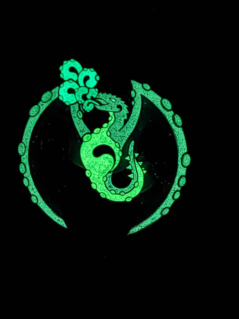 "Dragon" Pin (Biorhythmic Art)