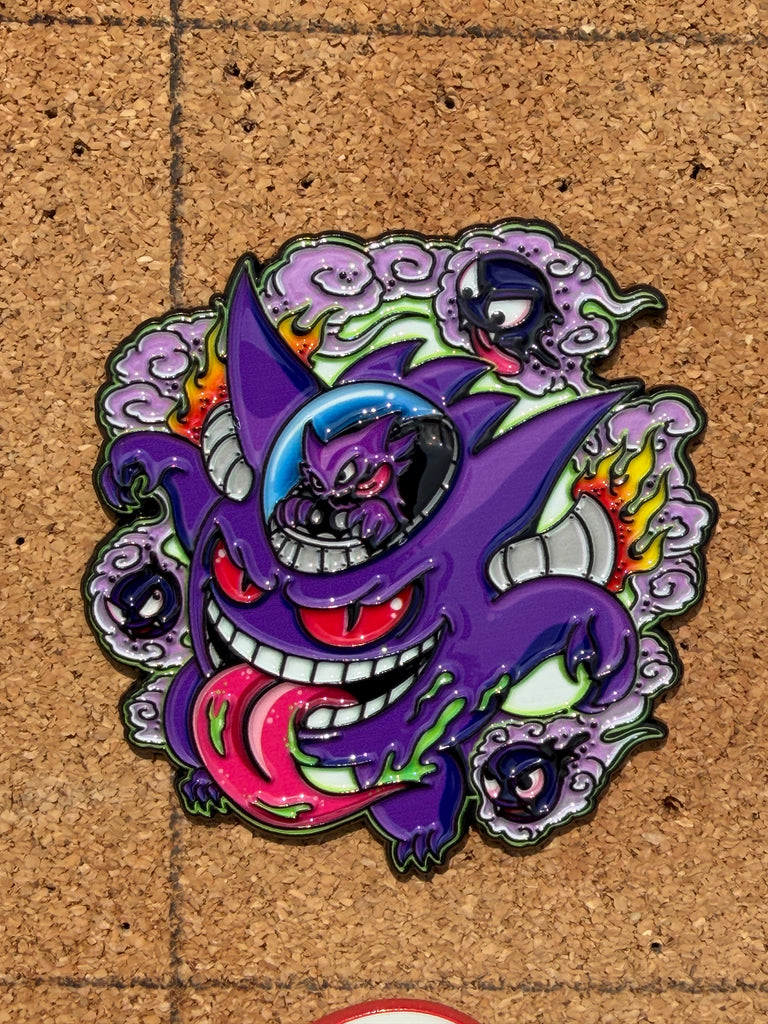 Space Head Gengar pin (Dark Mountain Cult)