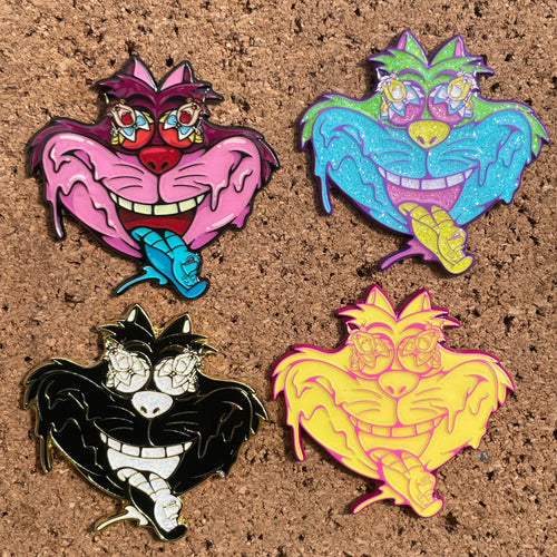 Defaced Cheshire Pin (born ready)