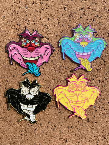 Defaced Cheshire Pin (born ready)