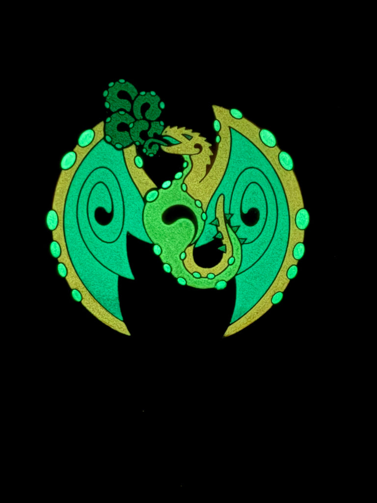 "Dragon" Pin (Biorhythmic Art)
