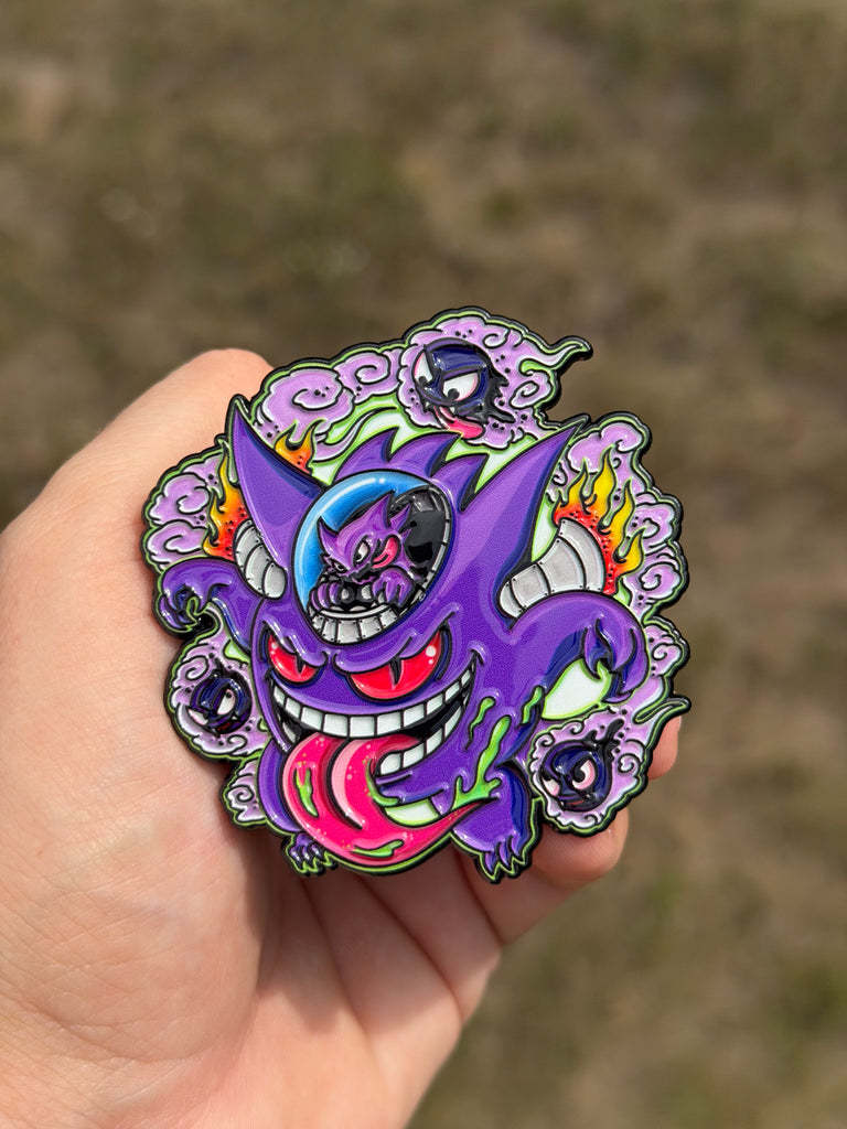 Space Head Gengar pin (Dark Mountain Cult)