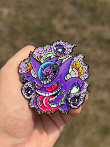Space Head Gengar pin (Dark Mountain Cult)