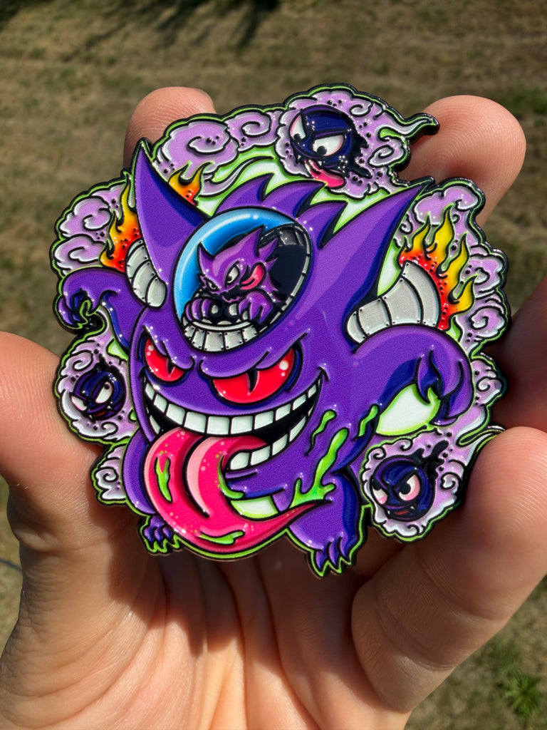 Space Head Gengar pin (Dark Mountain Cult)