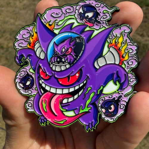 Space Head Gengar pin (Dark Mountain Cult)