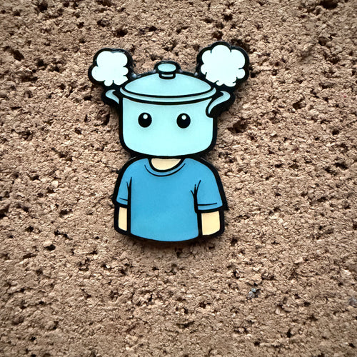 Pot Head Enamel Pin