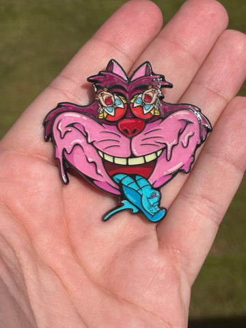 Defaced Cheshire Pin (born ready)
