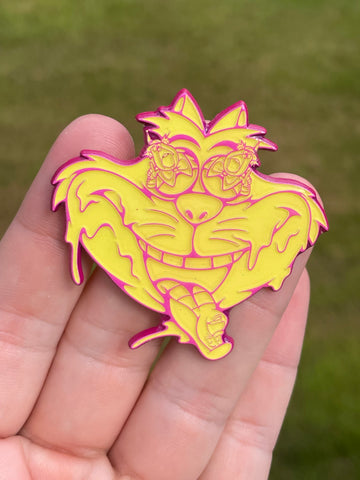 Defaced Cheshire Pin (born ready)