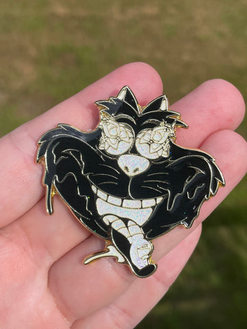 Defaced Cheshire Pin (born ready)