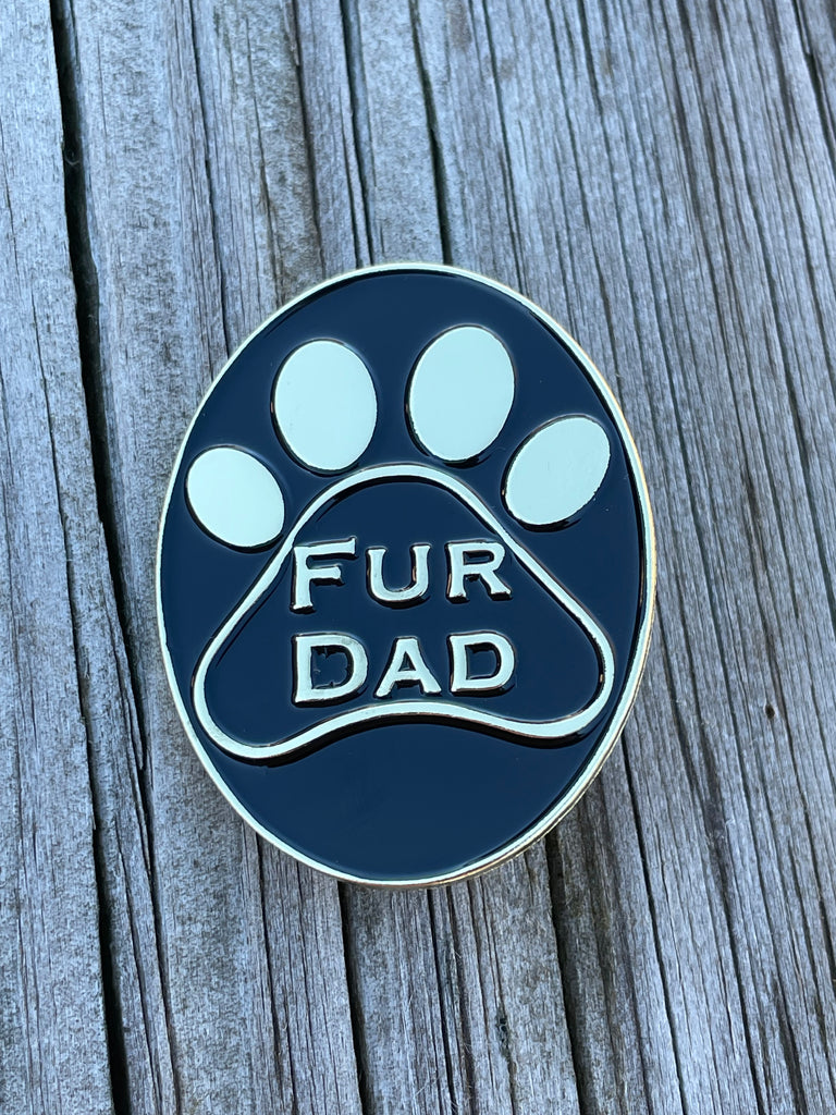 Fur Dad Pin