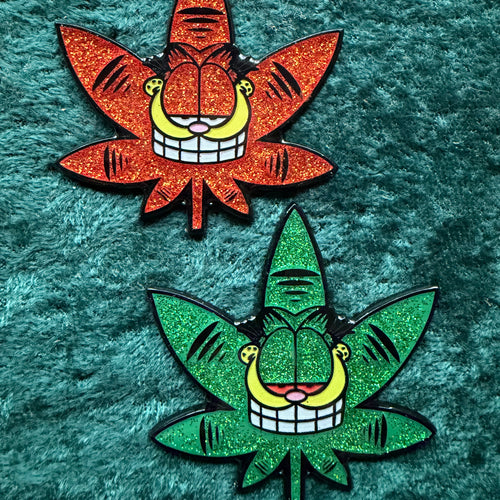 Garfijuana Pin (8-Bit Oni Stickers collab)