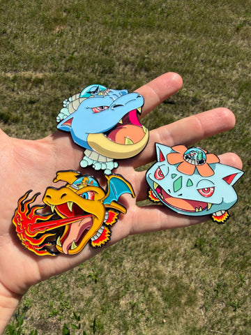 Space Heads Enamel Pin (Dark Mountain Cult)