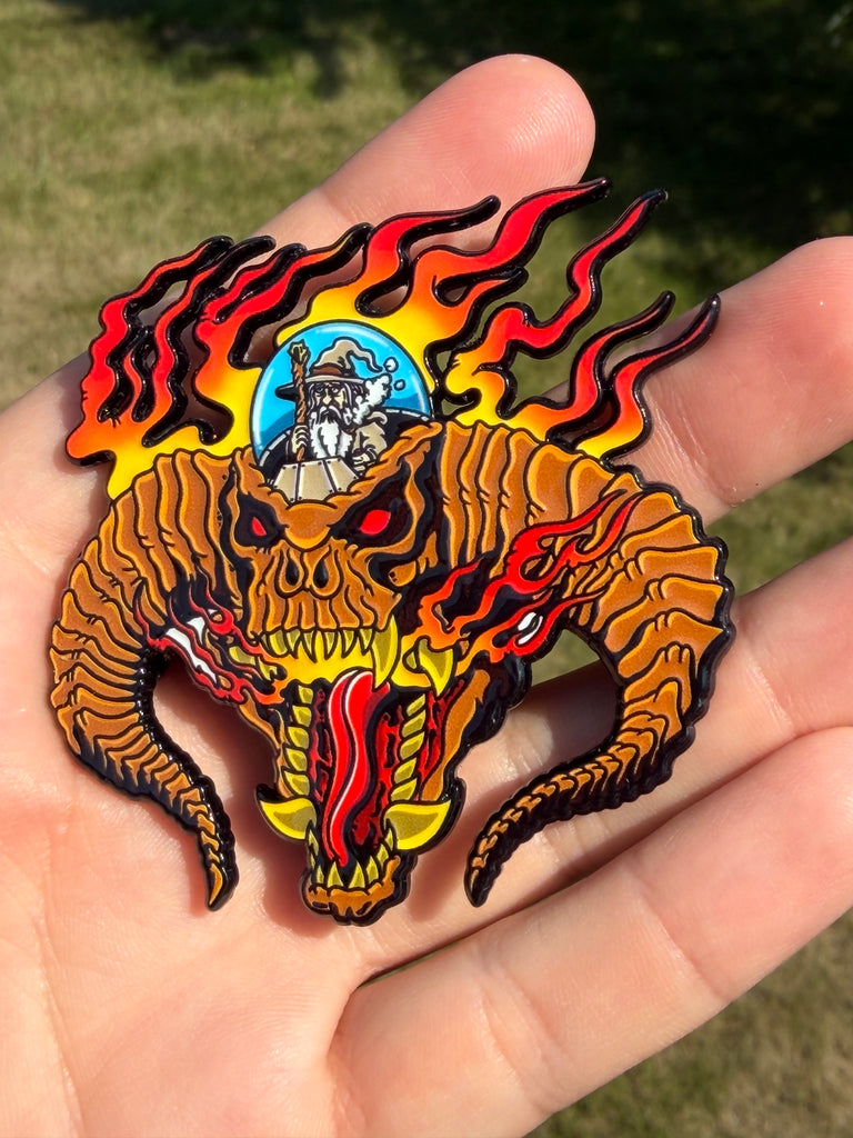 Space Heads Balrog Pin (Dark Mountain Cult)