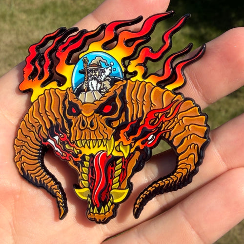 Space Heads Balrog Pin (Dark Mountain Cult)