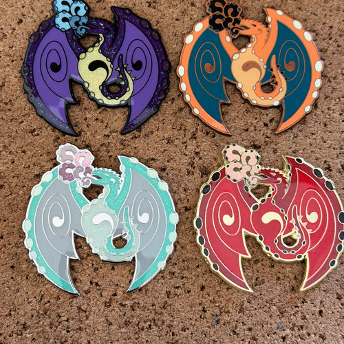 "Dragon" Pin (Biorhythmic Art)