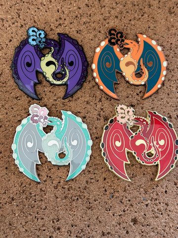 "Dragon" Pin (Biorhythmic Art)