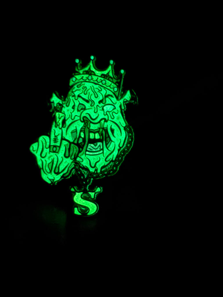 Swamp King Enamel Pin (8 Bit Oni Stickers Collab)