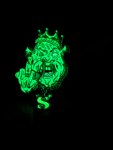 Swamp King Enamel Pin (8 Bit Oni Stickers Collab)