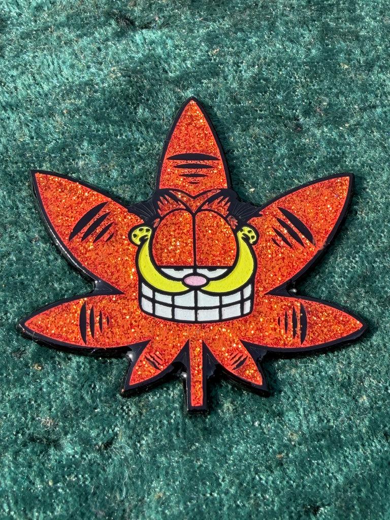Garfijuana Pin (8-Bit Oni Stickers collab)