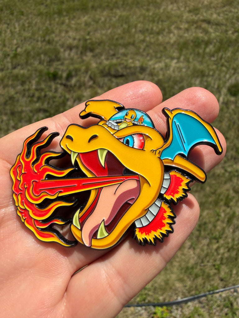 Space Heads Enamel Pin (Dark Mountain Cult)