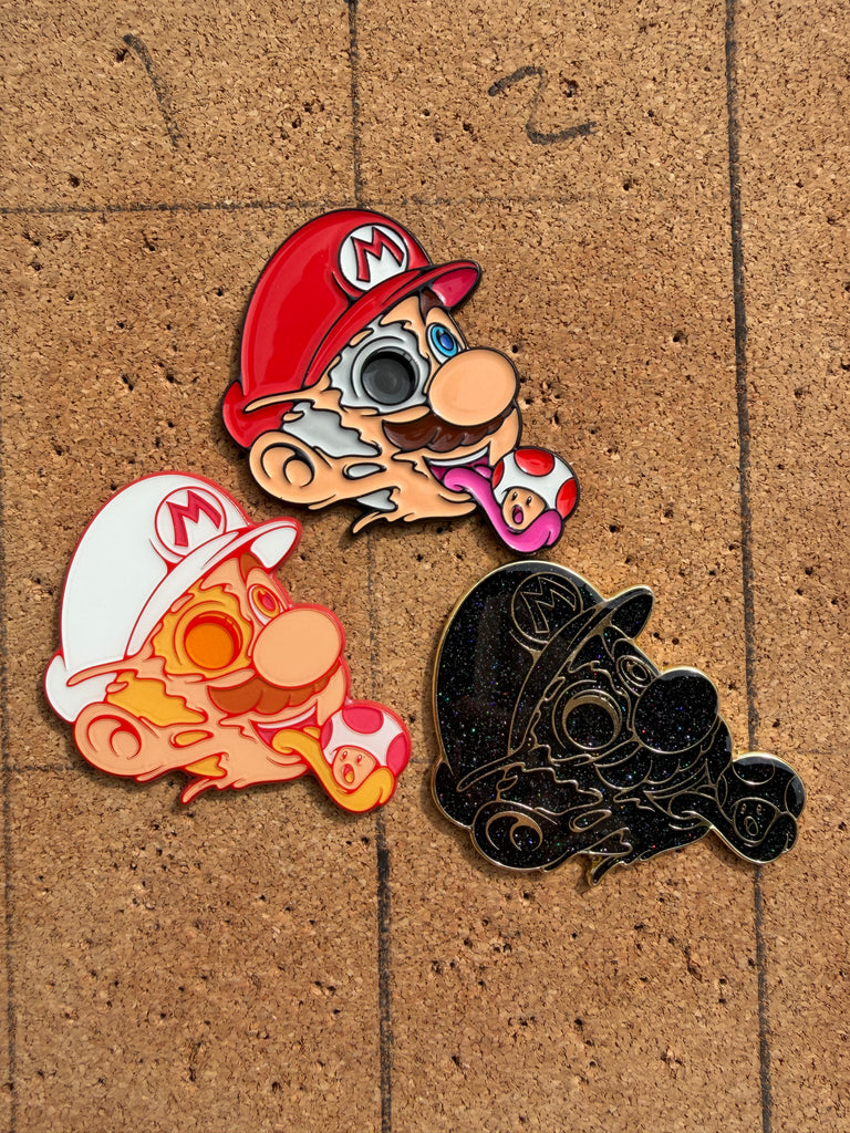 Mech Mario Pin (Born Ready Designs)