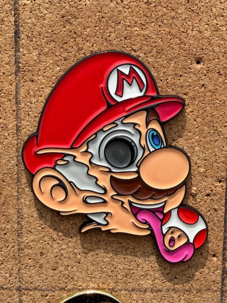 Mech Mario Pin (Born Ready Designs)