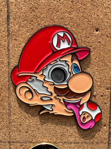 Mech Mario Pin (Born Ready Designs)