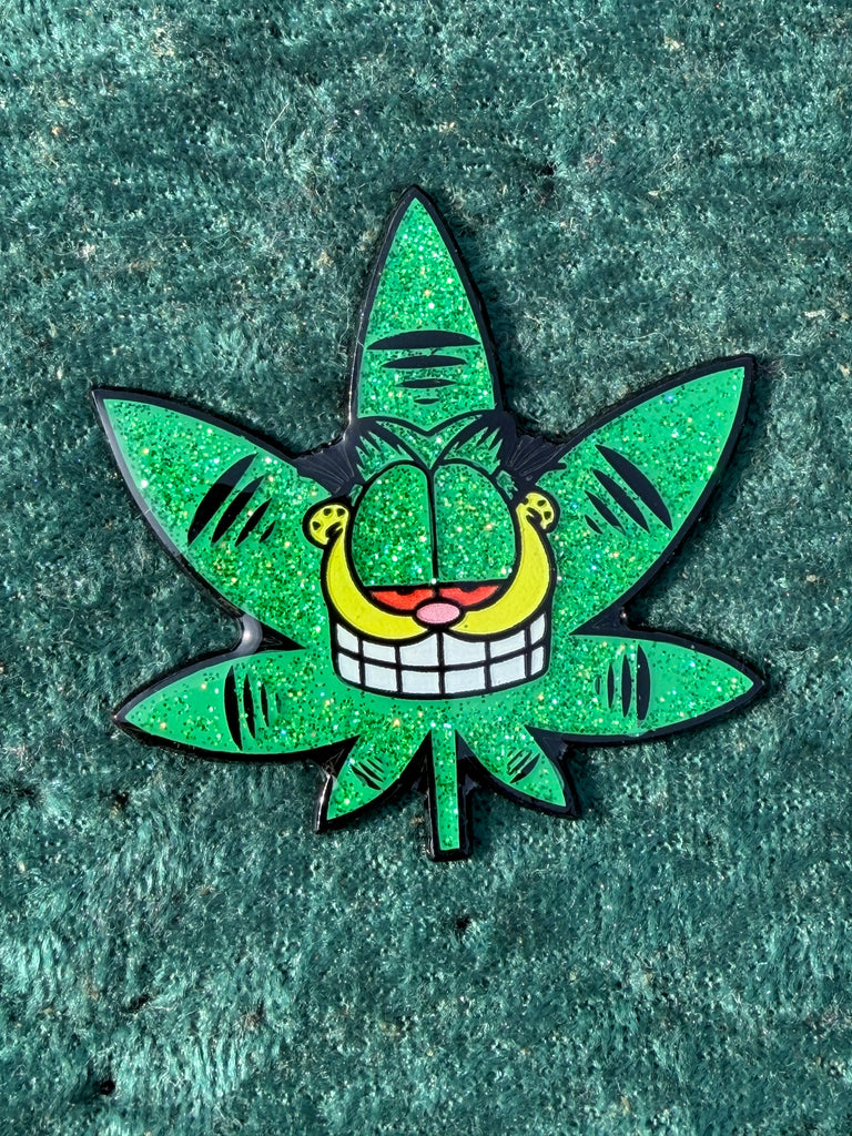 Garfijuana Pin (8-Bit Oni Stickers collab)