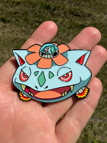 Space Heads Enamel Pin (Dark Mountain Cult)