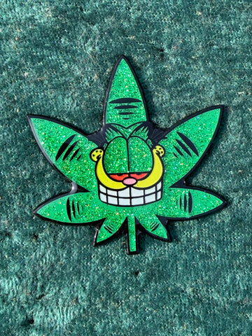 Garfijuana Pin (8-Bit Oni Stickers collab)