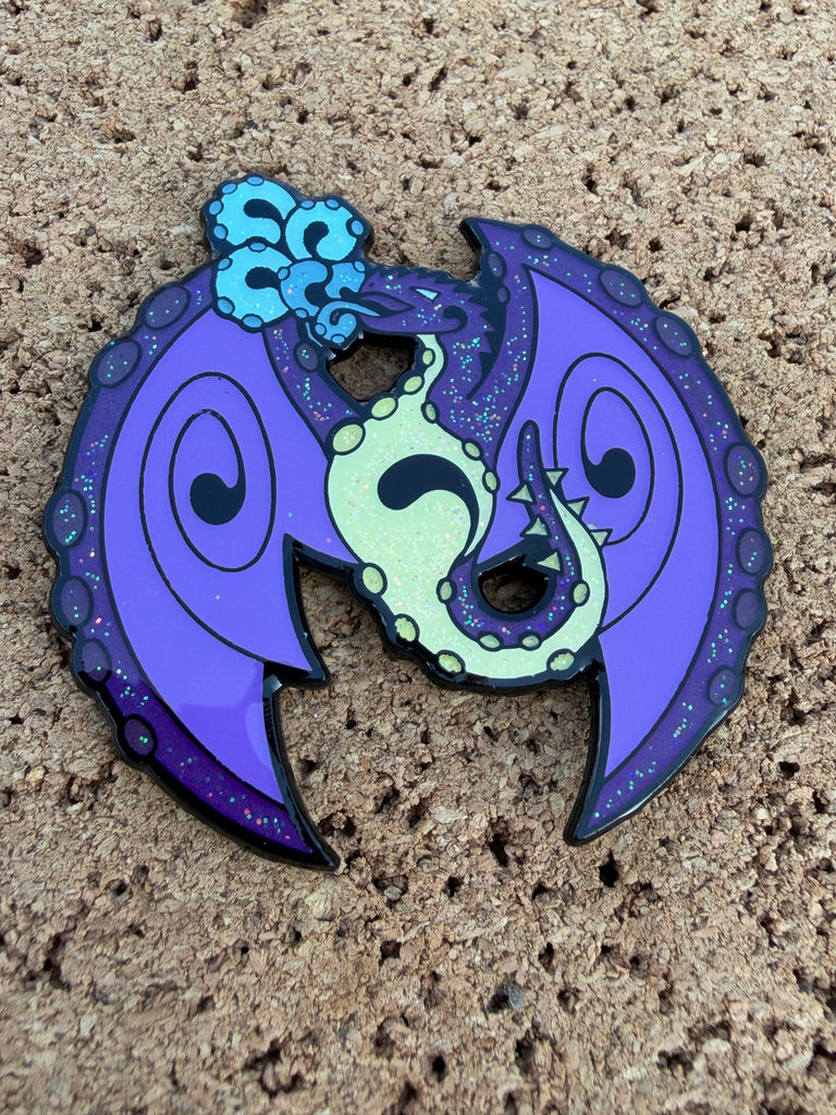 "Dragon" Pin (Biorhythmic Art)