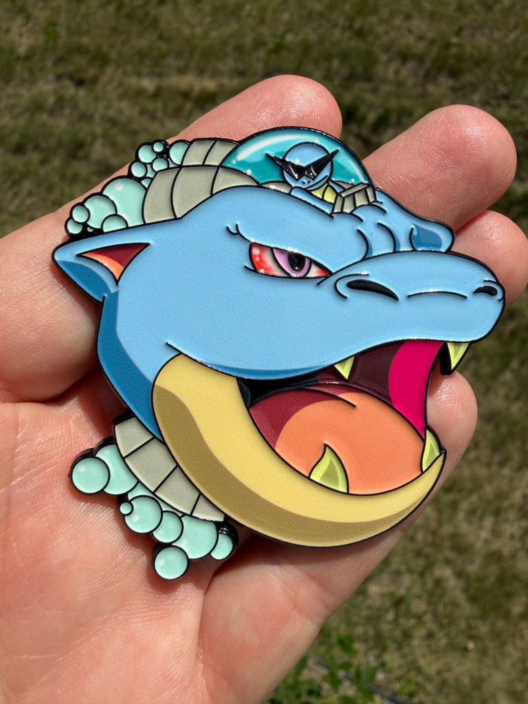 Space Heads Enamel Pin (Dark Mountain Cult)