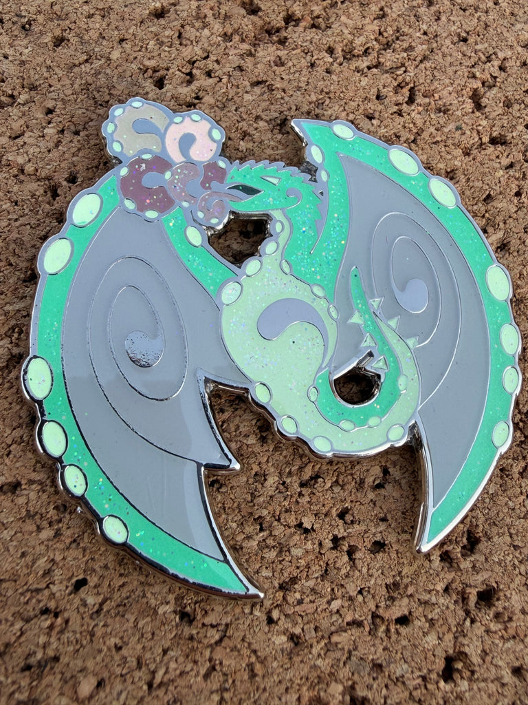 "Dragon" Pin (Biorhythmic Art)