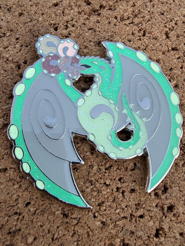 "Dragon" Pin (Biorhythmic Art)