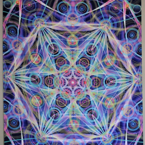 Trippy Mandala Tapestry