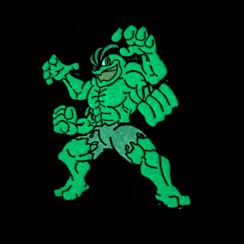 GLOW hulk-machamp pin