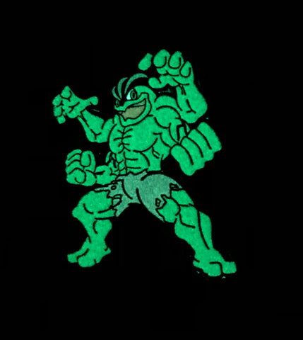 GLOW hulk-machamp pin