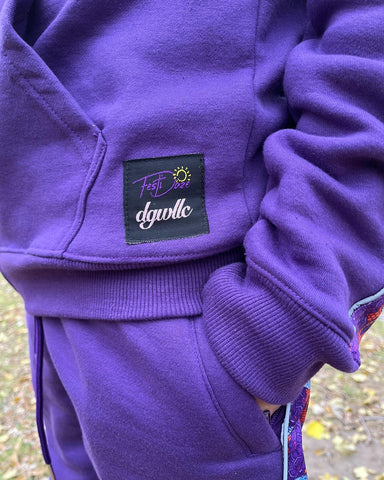 Purple Bee Hoodie