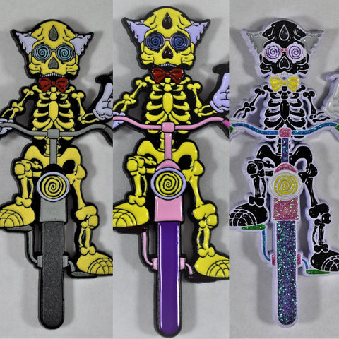 Snare Bicycle Day Pins