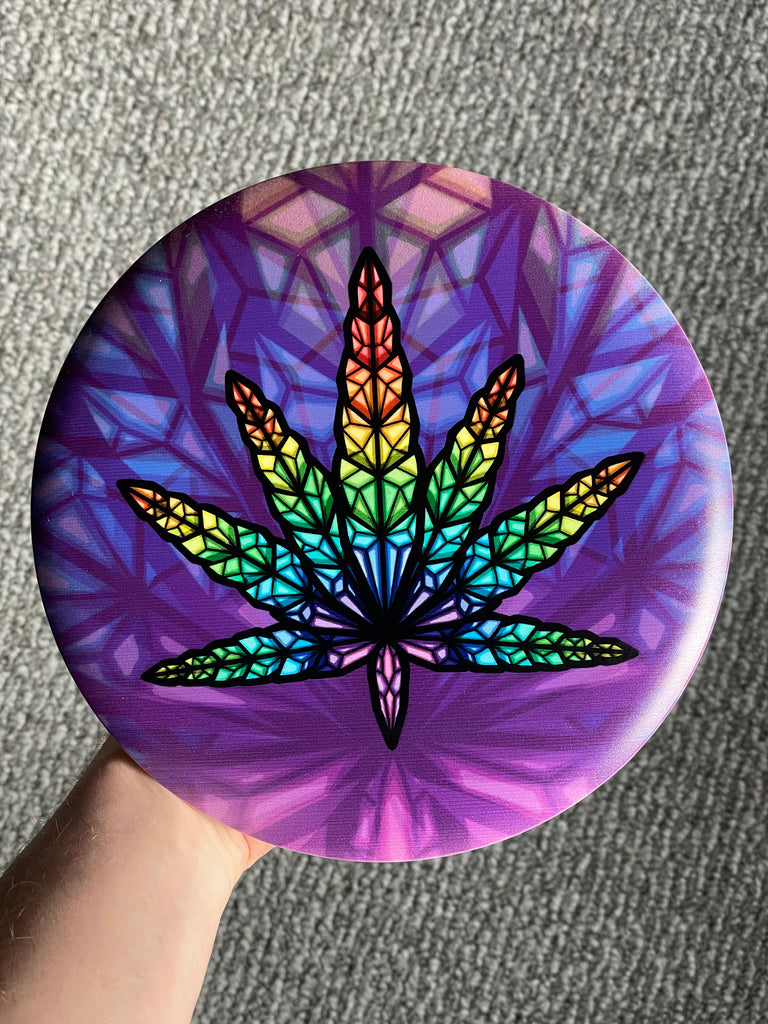 Rainbow crystal leaf disc