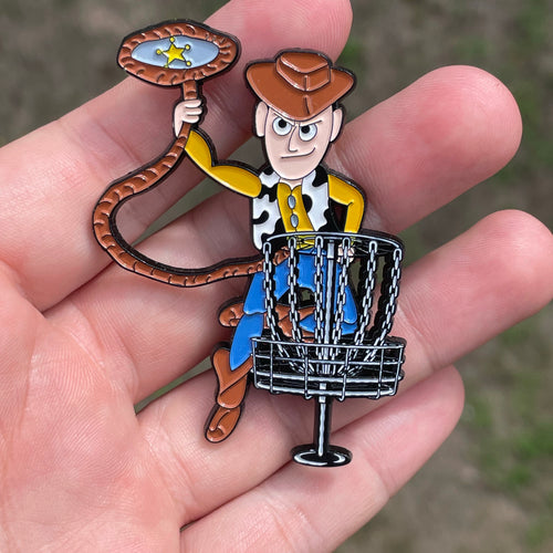 Woody Disc Golf pin