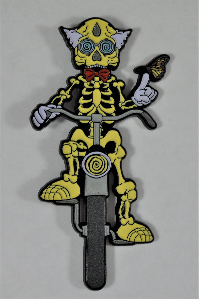 Snare Bicycle Day Pins